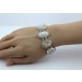 Mondstein Armband Silber 925 Regenbogen Edelsteine 85ct