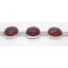 Erdbeerquarz Armband Silber 925 pinke Edelsteine 75ct 