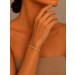 Tennisarmband 3ct Silber vergoldet Lab Grown Brillant Armband