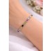 Peridot Armband Silber 925 nat.  Amethyste Sky Blue Topase Citrine Granate