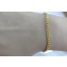 Panzerketten Armband 3.2mm Silber vergoldet 