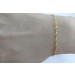Singapur Armband 1.8mm Silber vergoldet 