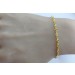 Singapur Armband 2.7mm Silber vergoldet 