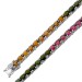Turmalin Armband Silber 925 nat pinke grüne braune Turmaline 11ct