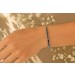Turmalin Armband Silber 925 nat pinke grüne braune Turmaline 11ct