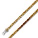 Citrin Tennisarmband Silber 925 vergoldet nat. Madeira Citrine 5.8ct.
