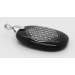 Schungit Anhänger Silber 925 schwarzer Schungit Blume des Lebens Gravur