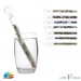 Edelsteinwasser 7 Vitalstäbe LUXUS MEGA SET Edelstein ENERGIE Wasser 