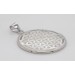 Blume des Lebens Anhänger Silber 925 Perlmutt Einlage 9.50ct.