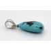 Türkis Anhänger Silber 925 blauer Türkis Trommelstein 13-19ct.