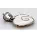 Shivas Auge Anhänger Herz Turban Schnecke 14.0ct. Silber 925 