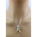 Citrinanhänger Sterling Silber 925 goldgelber Citrin Edelstein 53.0ct 