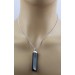 Schörl Anhänger Sterlingsilber 925 schwarzer Turmalin Edelstein