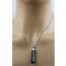 Schörl Anhänger Sterlingsilber 925 schwarzer Turmalin Edelstein 