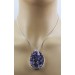 Amethyst Edelsteinanhänger Silber 925 lila Druse Kristallstufe