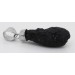 Tektit Anhänger Sterlingsilber 925 schwarzer Edelstein Thailand 