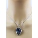 Achat Anhänger Sterlingsilber 925 violette rote Druse 53ct Edelstein