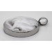 Achat Anhänger Sterlingsilber 925 schneeweiße Edelstein Druse 41ct.  