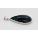 Azurit Edelsteinanhänger Sterlingsilber 925 braun grün blau 70.0ct