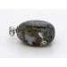 Moosachat Anhänger Sterlingsilber 925 grüner Edelstein 35.5ct  