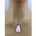 Opal Anhänger Sterlingsilber 925 rosa weißer Andenopal 38.4ct. 