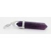 Amethyst Anhänger Silber 925 lila Edelstein Spitze