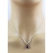 Rubin Anhänger Silber 925 roter Stern Rubin Edelstein 4.0ct. 