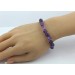 Amethyst  Armband lila Nugget Rohsteine 10-8mm 