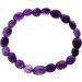 Amethyst  Armband lila Nugget Rohsteine 10-8mm 