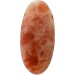 Sonnenstein Anhänger weiß orange  Edelstein 