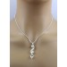 Topas Anhänger Silber 925 weißer Tropfen 3.0ct. 