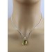 Limonenquarz Anhänger Silber 925 hellgelber Edelstein 14.58ct.