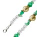Bergkristall Collier Silber 925 Chrysopas Edelsteine Perlen