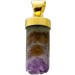 Amethyst Anhänger Gelbgold vergoldet 19.00ct. Muttergestein