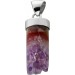Amethyst Anhänger Silber 925 platiniert 19.00ct Muttergestein