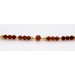Granat Halsreif Gelbgold vergoldet orange-cognac Edelsteine 12.42ct 