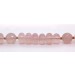 Chalcedon Kette Gelbgold vergoldet rose Edelstein Kugeln 