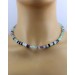 Fluorit Kette Silber 925 lila rosa blau grüne Edelsteine 59ct
