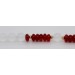 Carneol Kette vergoldet Bergkristall roter Edelstein 91.7ct 