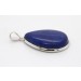 Lapislazuli Anhänger Silber 925 dunkelblauer Edelstein 40ct