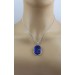 Lapislazuli Anhänger Silber 925 blauer Edelstein 30ct