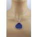 Lapislazuli Anhänger Silber 925 blauer Edelstein 75ct