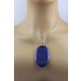 Lapislazuli Anhänger Silber 925 blauer Edelstein 125ct