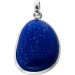 Lapislazuli Anhänger Silber 925 blauer Edelstein 50ct