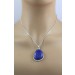 Lapislazuli Anhänger Silber 925 blauer Edelstein 50ct