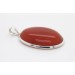 Karneol Anhänger Silber 925 orange roter Edelstein 45ct