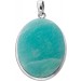 Amazonit Anhänger Silber hellblauer Edelstein 57.5ct