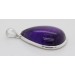 Amethyst Anhänger Silber 925 violetter Edelstein 35ct