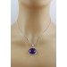 Amethyst Anhänger Silber 925 violetter Edelstein 20ct