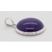 Amethyst Anhänger Silber 925 violetter Edelstein 20ct